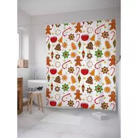 Шторка-занавеска для ванной JOYARTY