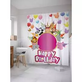 Шторка-занавеска для ванной JOYARTY