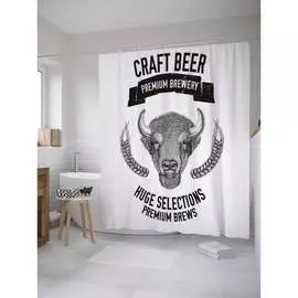 Шторка-занавеска для ванной JOYARTY