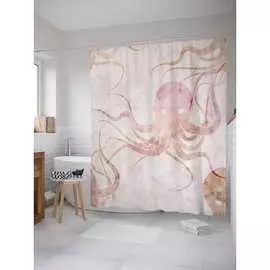 Шторка-занавеска для ванной JOYARTY