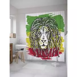 Шторка-занавеска для ванной JOYARTY