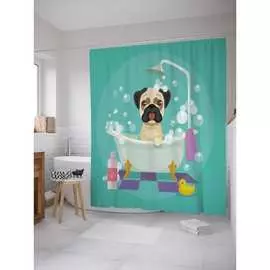 Шторка-занавеска для ванной JOYARTY