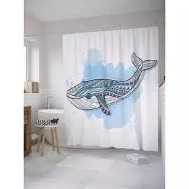 Шторка-занавеска для ванной JOYARTY