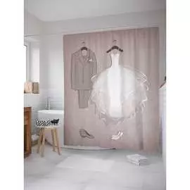 Шторка-занавеска для ванной JOYARTY