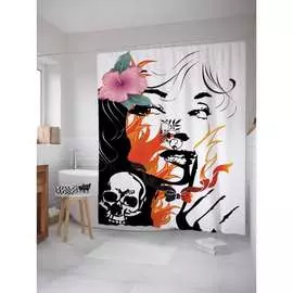 Шторка-занавеска для ванной JOYARTY