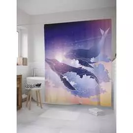 Шторка-занавеска для ванной JOYARTY