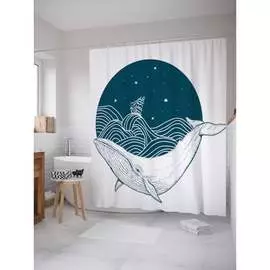 Шторка-занавеска для ванной JOYARTY