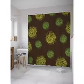 Шторка-занавеска для ванной JOYARTY