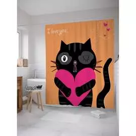 Шторка-занавеска для ванной JOYARTY