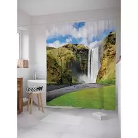 Шторка-занавеска для ванной JOYARTY