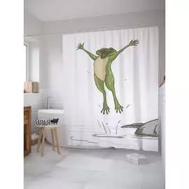 Шторка-занавеска для ванной JOYARTY