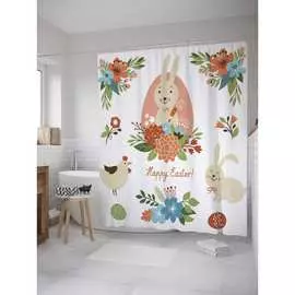 Шторка-занавеска для ванной JOYARTY