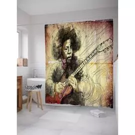 Шторка-занавеска для ванной JOYARTY