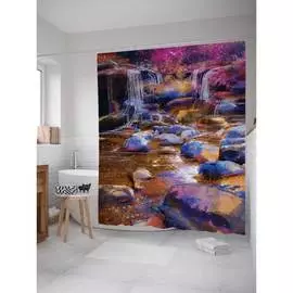 Шторка-занавеска для ванной JOYARTY