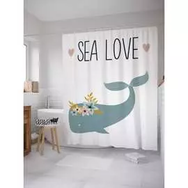 Шторка-занавеска для ванной JOYARTY