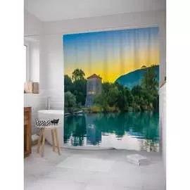 Шторка-занавеска для ванной JOYARTY