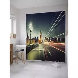 Шторка-занавеска для ванной JOYARTY