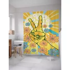 Шторка-занавеска для ванной JOYARTY