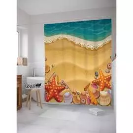 Шторка-занавеска для ванной JOYARTY