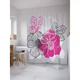 Шторка-занавеска для ванной JOYARTY