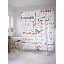 Шторка-занавеска для ванной JOYARTY