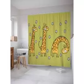 Шторка-занавеска для ванной JOYARTY