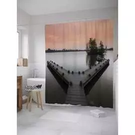 Шторка-занавеска для ванной JOYARTY