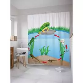 Шторка-занавеска для ванной JOYARTY