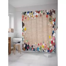 Шторка-занавеска для ванной JOYARTY