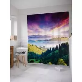 Шторка-занавеска для ванной JOYARTY