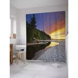 Шторка-занавеска для ванной JOYARTY