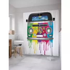 Шторка-занавеска для ванной JOYARTY