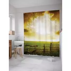 Шторка-занавеска для ванной JOYARTY