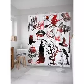 Шторка-занавеска для ванной JOYARTY