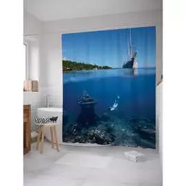 Шторка-занавеска для ванной JOYARTY