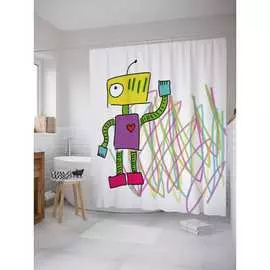 Шторка-занавеска для ванной JOYARTY