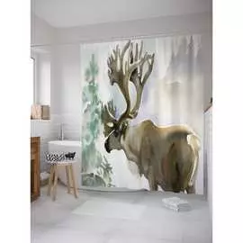 Шторка-занавеска для ванной JOYARTY