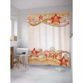 Шторка-занавеска для ванной JOYARTY