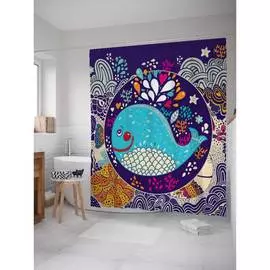 Шторка-занавеска для ванной JOYARTY