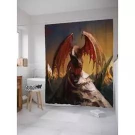 Шторка-занавеска для ванной JOYARTY