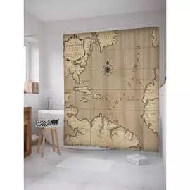 Шторка-занавеска для ванной JOYARTY