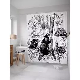 Шторка-занавеска для ванной JOYARTY