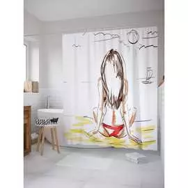 Шторка-занавеска для ванной JOYARTY