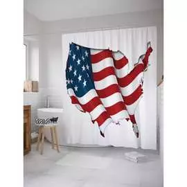 Шторка-занавеска для ванной JOYARTY