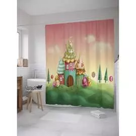 Шторка-занавеска для ванной JOYARTY