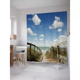 Шторка-занавеска для ванной JOYARTY