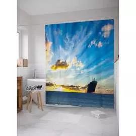 Шторка-занавеска для ванной JOYARTY