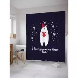 Шторка-занавеска для ванной JOYARTY