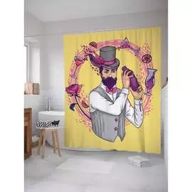 Шторка-занавеска для ванной JOYARTY