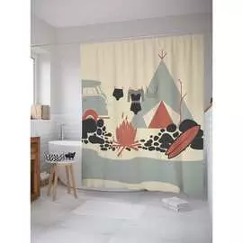 Шторка-занавеска для ванной JOYARTY